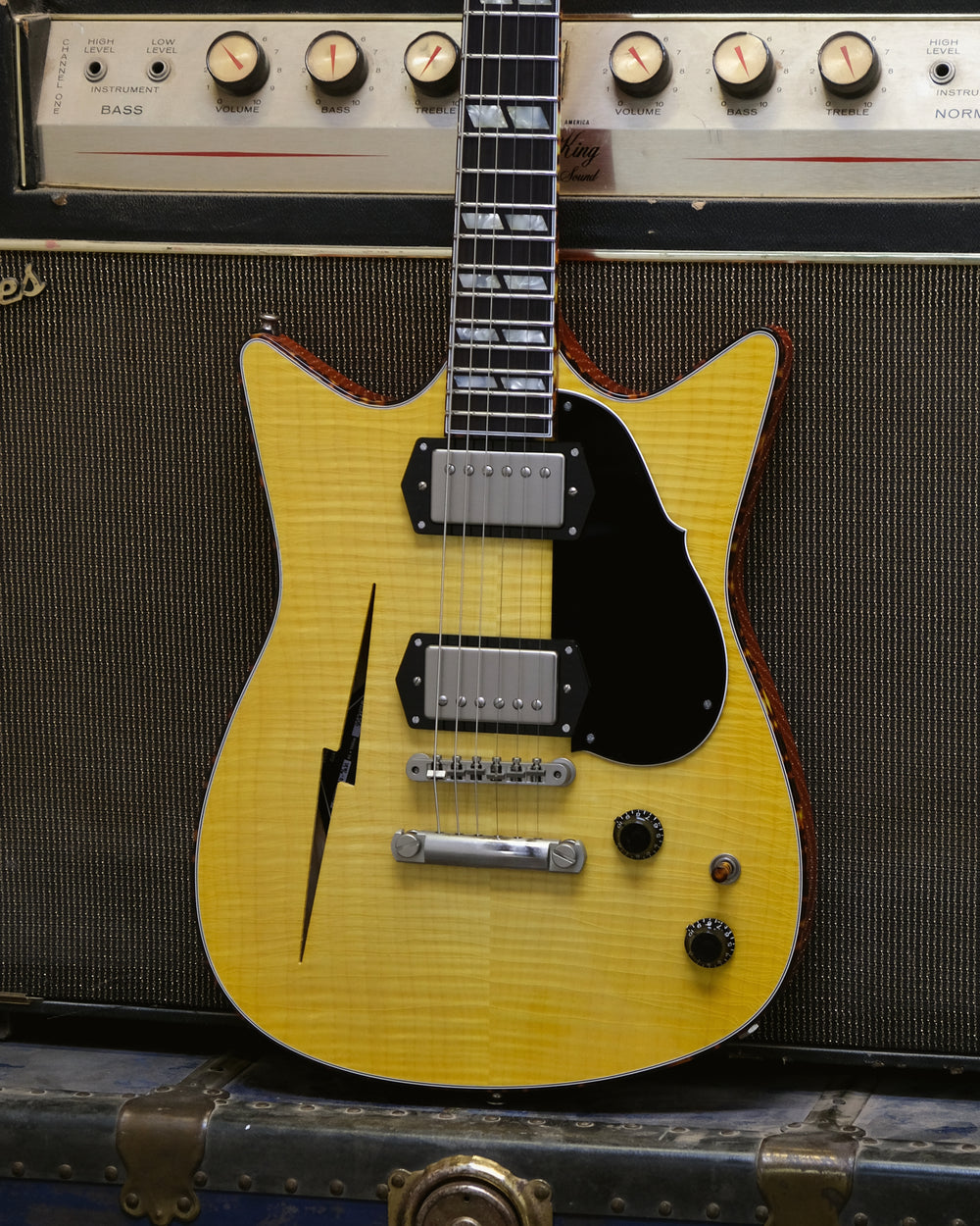 Lemon Burst w/ Cherry Body & Neck