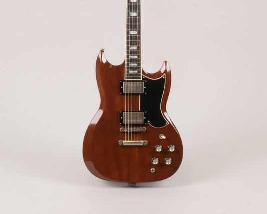 Vintage Brown Mahogany Radar Classic Close Up