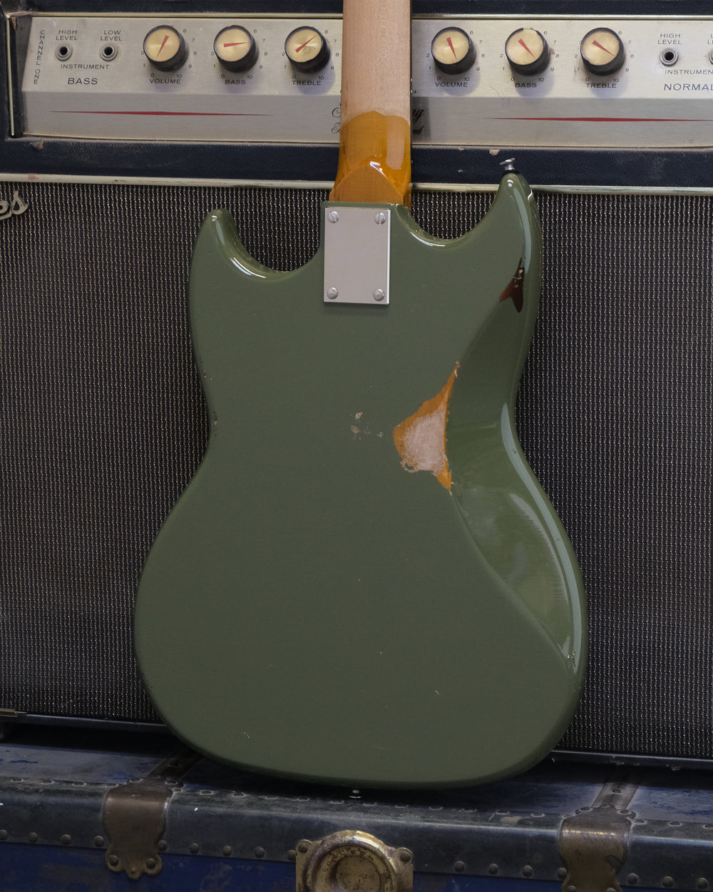 Olive Drab over Tobacco Burst