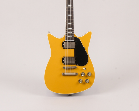 Yellow Oxide Arcade Classic Guitar Close-Up